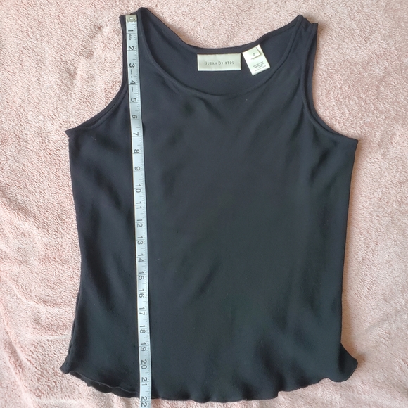 Susan Bristol Flowy Black Tank Top - Picture 15 of 15
